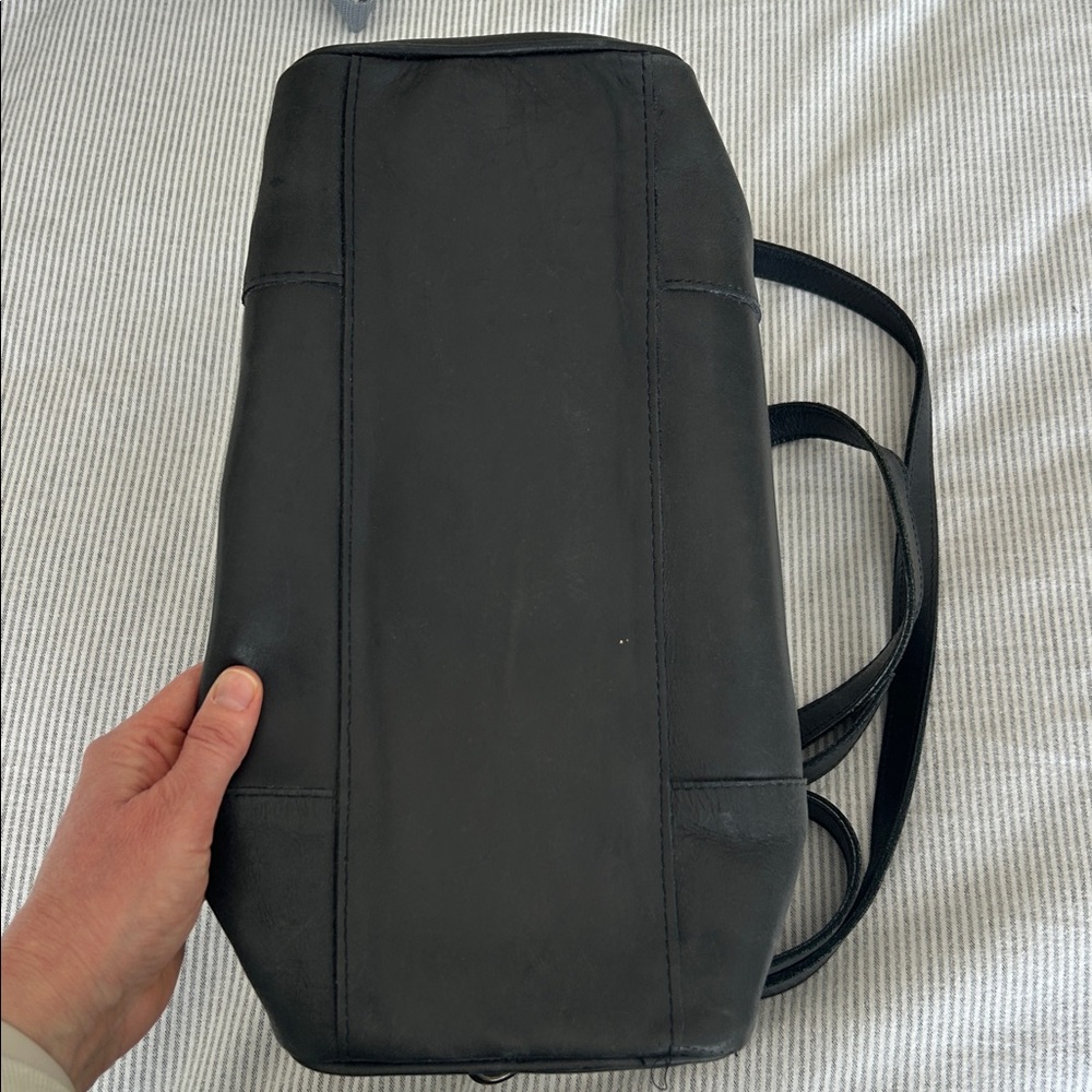 ABLE black leather bag - Picture 8 of 8